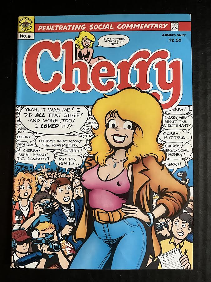 1987 CHERRY COMICS CHERRY #5 UNDERGROUND COMIC BOOK BY LARRY WELZ