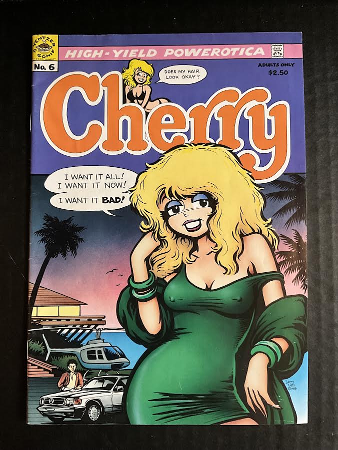 1988 CHERRY COMICS CHERRY #6 UNDERGROUND COMIC BOOK BY LARRY WELZ