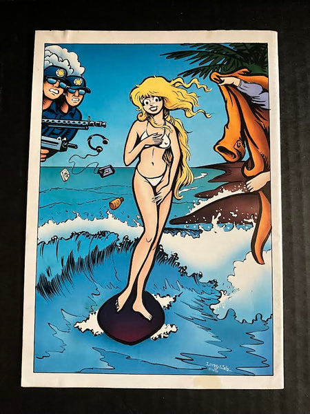 1988 CHERRY COMICS CHERRY #6 UNDERGROUND COMIC BOOK BY LARRY WELZ