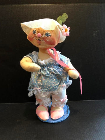 1988 ANNALEE LARGE 18" FEMALE EASTER RABBIT FIGURINE DOLL