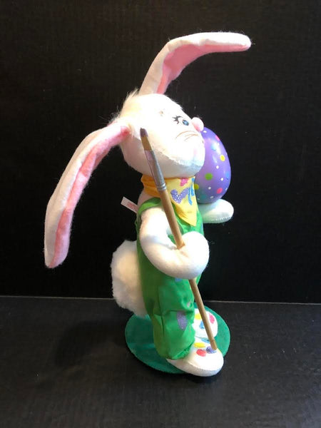 ANNALEE LARGE 17" EASTER PAINTER RABBIT FIGURINE DOLL