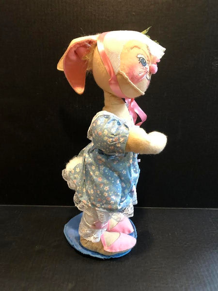 1988 ANNALEE LARGE 18" FEMALE EASTER RABBIT FIGURINE DOLL