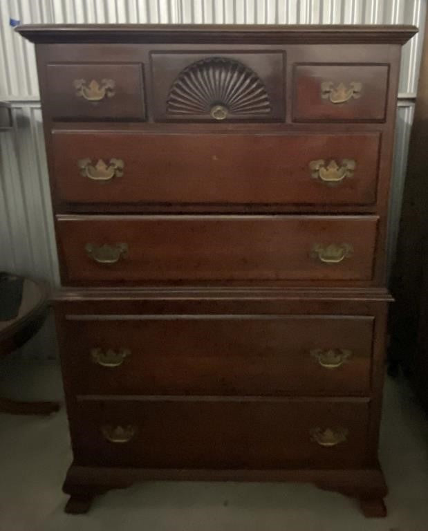 KLING FURNITURE DRESSER CHEST OF DRAWERS WITH DROP FRONT DESK