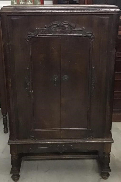 ANTIQUE VICTOR ELECTROLA CABINET (RADIO & PHONOGRAPH)