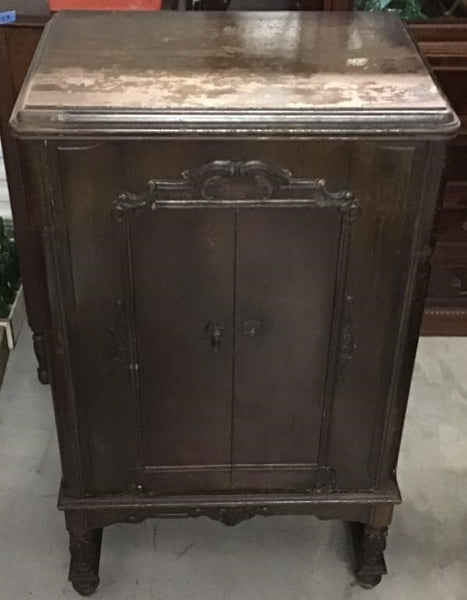 ANTIQUE VICTOR ELECTROLA CABINET (RADIO & PHONOGRAPH)