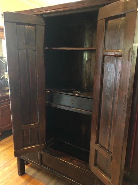 ANTIQUE ASIAN WARDROBE CABINET