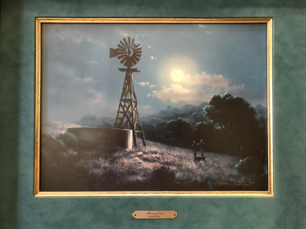 DALHART WINBERG "MOONGLOW" SIGNED FRAMED PRINT