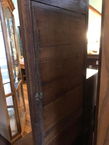 ANTIQUE MIRRORED DRESSING TABLE WITH HAT BOX