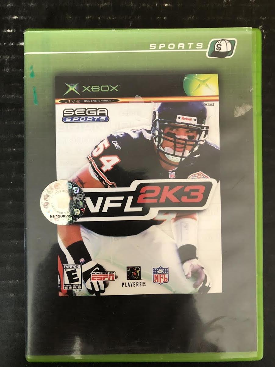 2002 XBOX SEGA SPORTS NFL 2K3 (INCLUDES GAME AND ORIGINAL BOX)