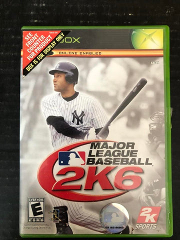 2006 XBOX MAJOR LEAGUE BASEBALL 2K6  (INCLUDES GAME AND ORIGINAL BOX)