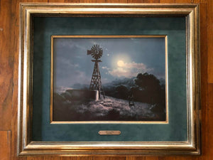 DALHART WINBERG "MOONGLOW" SIGNED FRAMED PRINT