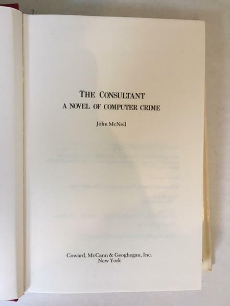 1978, THE CONSULTANT BY JOHN MCNEIL