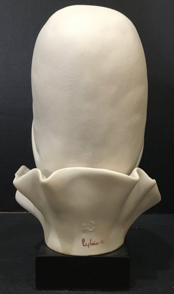 1976, Cybis Child Clown Head "Funny Face" Sculpture by William Pae