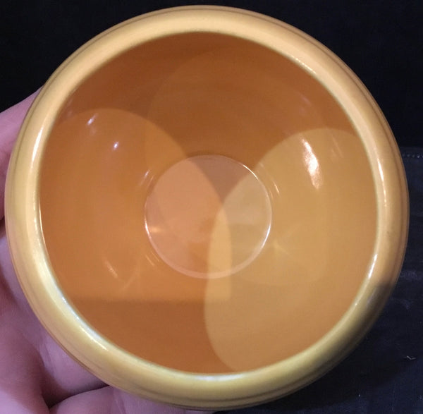 Vtg Fiestaware Homer Laughlin Yellow 3.5” Sugar Bowl (No Lid)