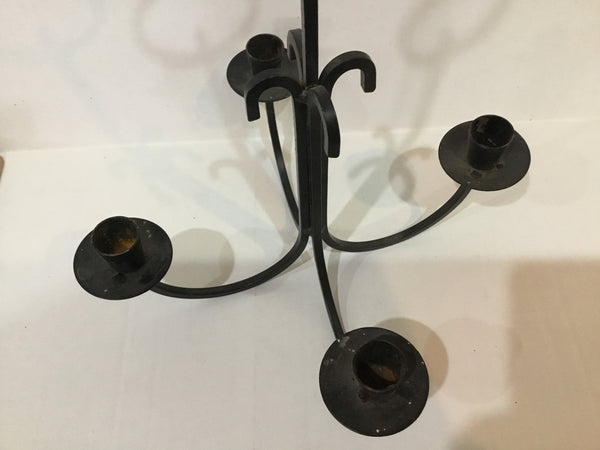 Metal 4-Arm Candlestick Holder