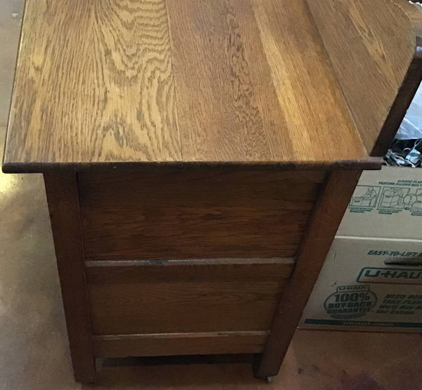 Vintage Oak Wooden Wash Stand