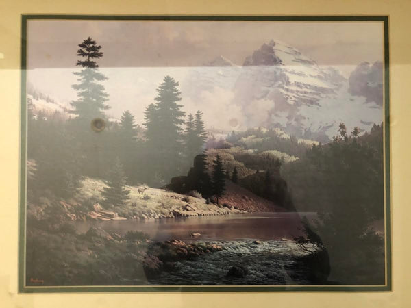 DALHART WINDBERG "MELODY OF THE MAROON BELLS" FRAMED PRINT