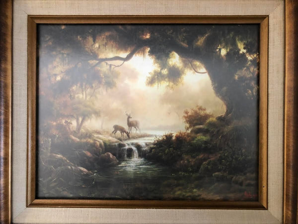 DALHART WINDBERG "WOODLAND REFLECTIONS" FRAMED PRINT