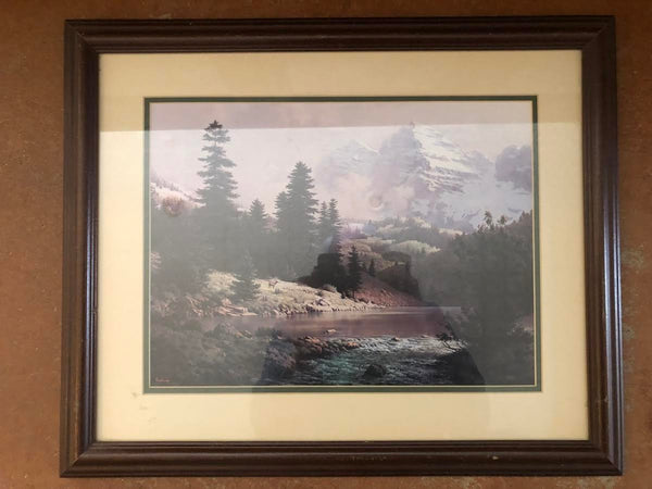 DALHART WINDBERG "MELODY OF THE MAROON BELLS" FRAMED PRINT