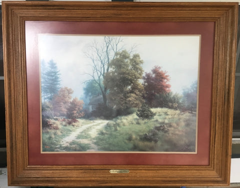 Dalhart Windberg “In Seasonal Attire” Signed Lithograph Print Framed