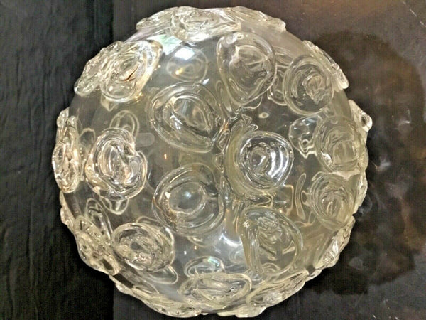 Clear Art Glass Vase