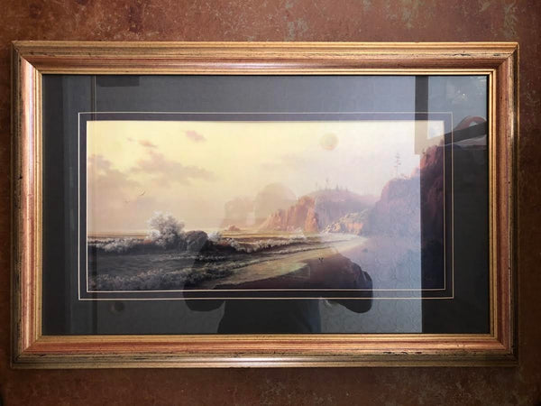 DALHART WINDBERG "ROSEATE SHORELINE" FRAMED PRINT