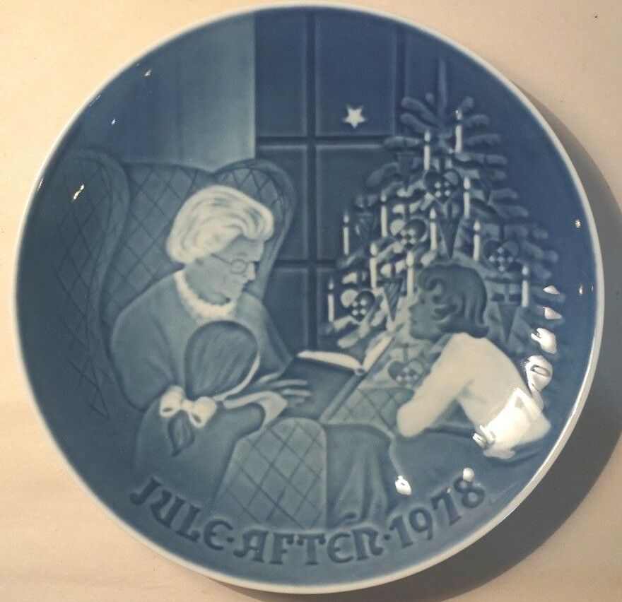 1978, Bing & Grondahl B&G Christmas Plate Jul After, A Christmas Tale