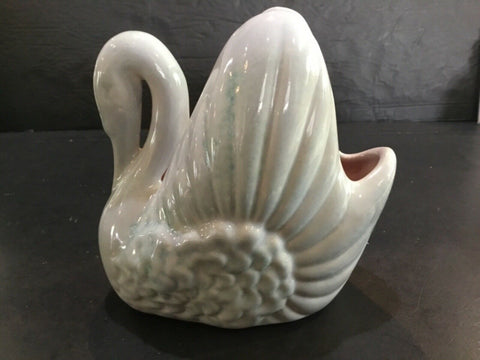 Gonder Pottery Swan Planter Vase