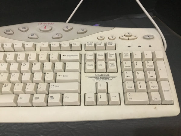 COMPAQ COMPUTER KEYBOARD MODEL SK-2800 INTERNET COMPATIBLE (WORKS)