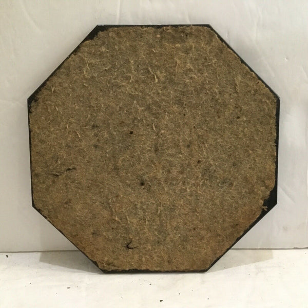 Octagonal Blue Mirror Plated Trivet