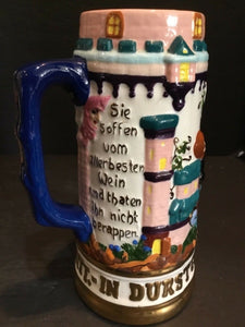 In Durst'ger Mit. All Sorgen Quitt Ceramic Beer Stein