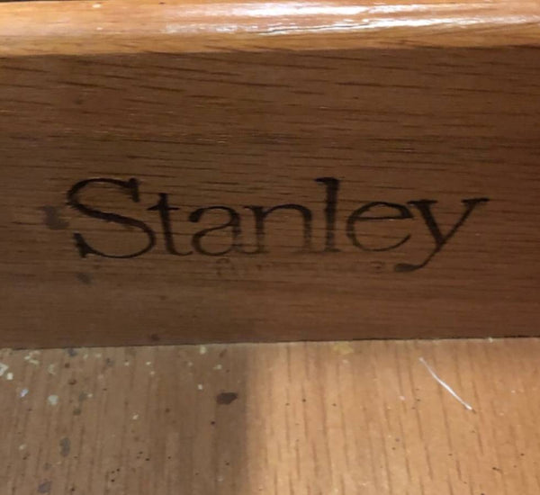 Stanley Furniture Server With Inlaid Marble Top