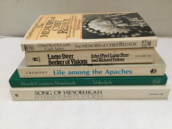 LOT OF (5) MISCELLANEOUS NATIVE AMERICAN BOOKS