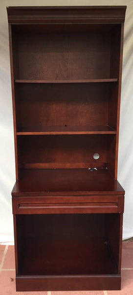 MOLLAI CHERRY FINISH CABINET BOOKCASE