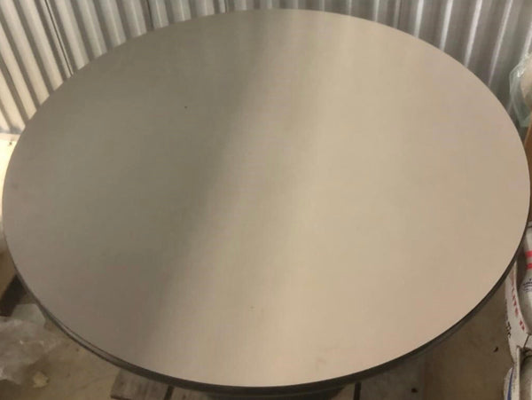 Commercial Grade Round Restaurant Cafe Table on Metal Base