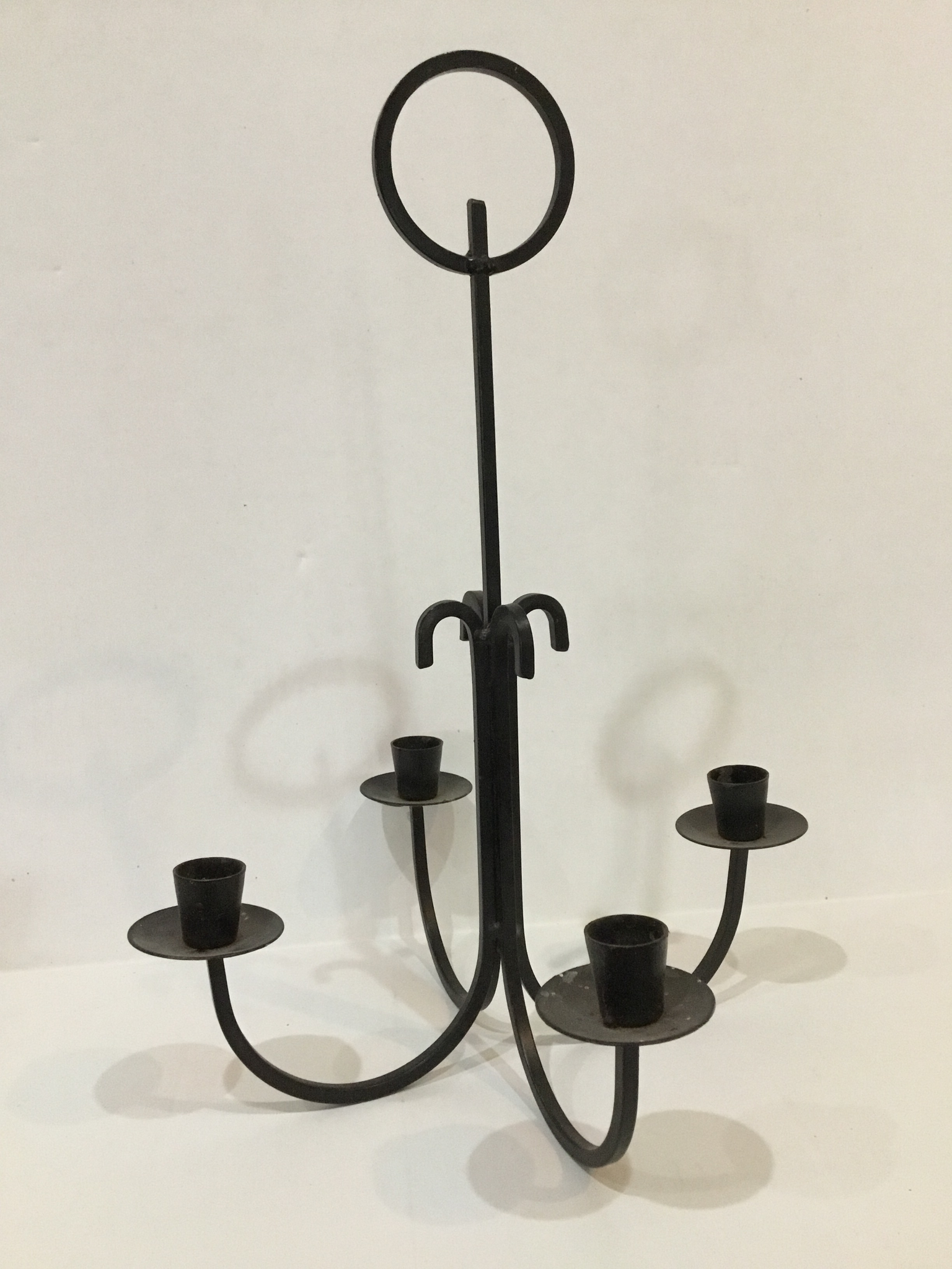 Metal 4-Arm Candlestick Holder