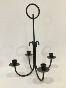 Metal 4-Arm Candlestick Holder