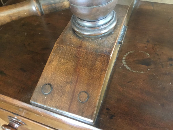 ANTIQUE WOODEN BOOK PRESS STAND TABLE