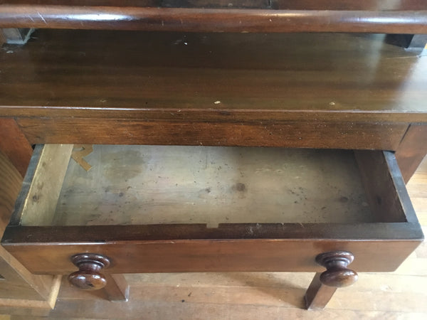 ANTIQUE WOODEN BOOK PRESS STAND TABLE