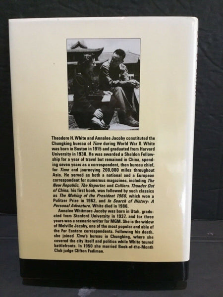 1992, Thunder Out of China, by Theodore White and Annalee Jocoby