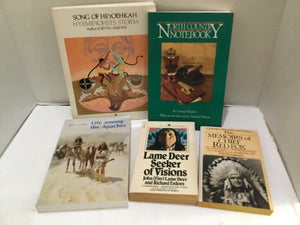 LOT OF (5) MISCELLANEOUS NATIVE AMERICAN BOOKS