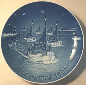 1966, Bing & Grondahl, Jul After Christmas Plate, Hjem Til Jul Denmark