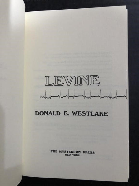 1984 LEVINE BY DONALD WESTLAKE (FIRST EDITION HARDBACK BOOK)