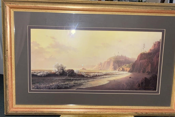 DALHART WINDBERG "ROSEATE SHORELINE" FRAMED PRINT