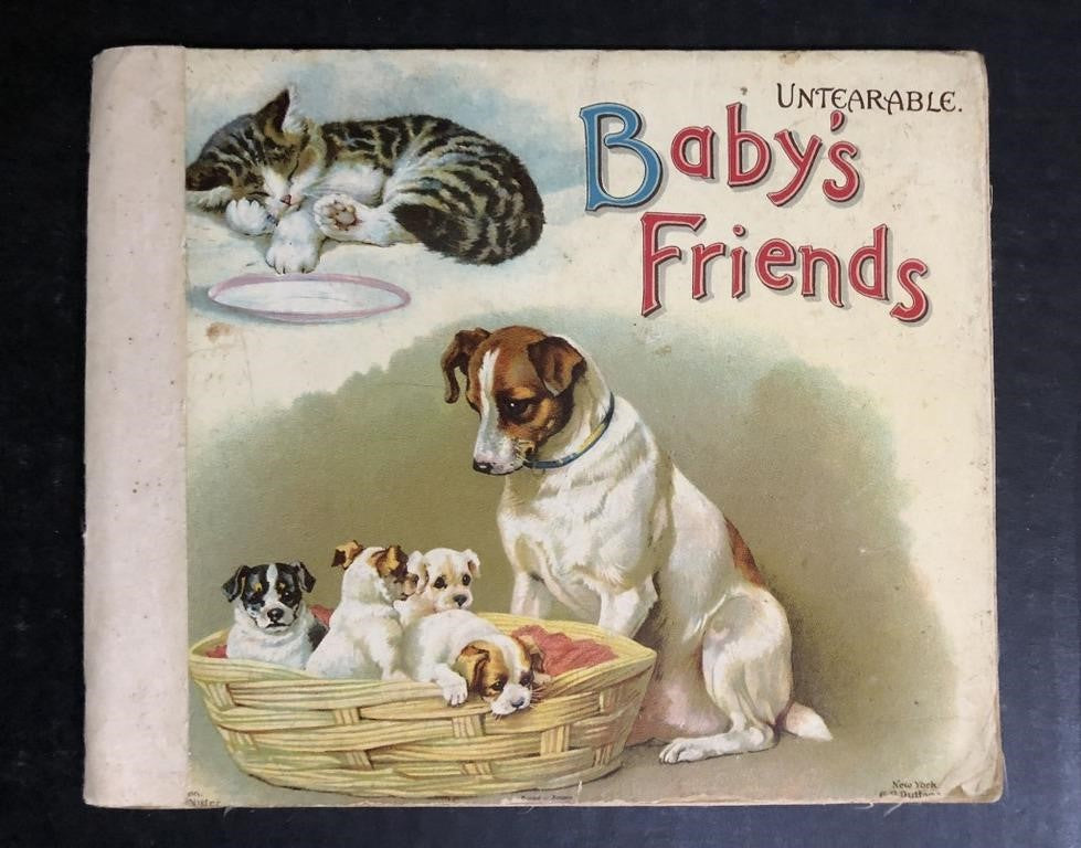 VINTAGE 1930'S? UNTEARABLE BABY'S FRIENDS BOOK